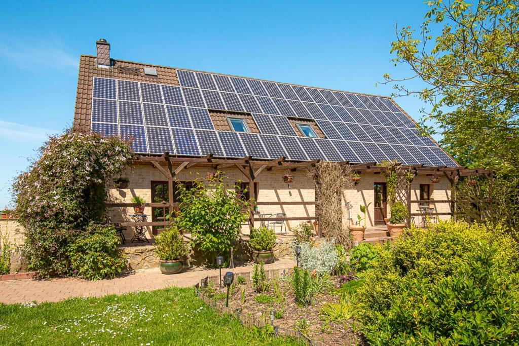 Ferienwohnung Am Walnussbaum Parchtitz ภายนอก รูปภาพ