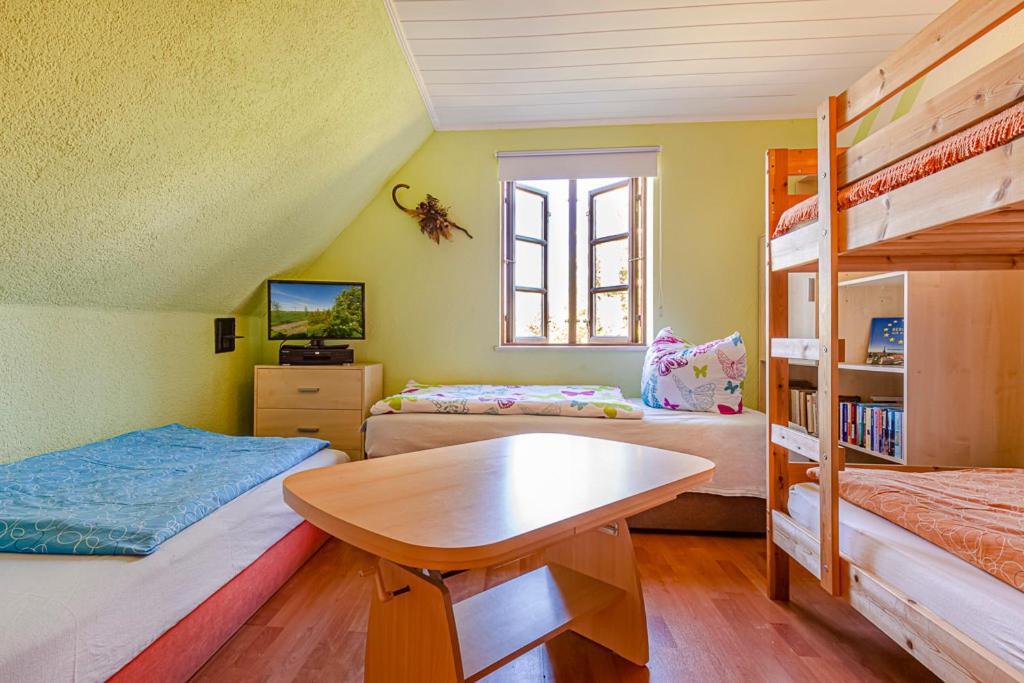 Ferienwohnung Am Walnussbaum Parchtitz ภายนอก รูปภาพ